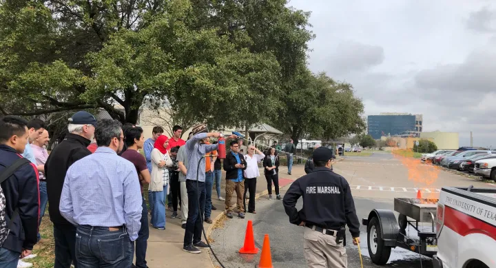 FPS Staff Leads Fire Extinguisher Training